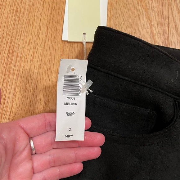 NEW! Wilfred Melina SUEDE pant black size 2 - Picture 4 of 8